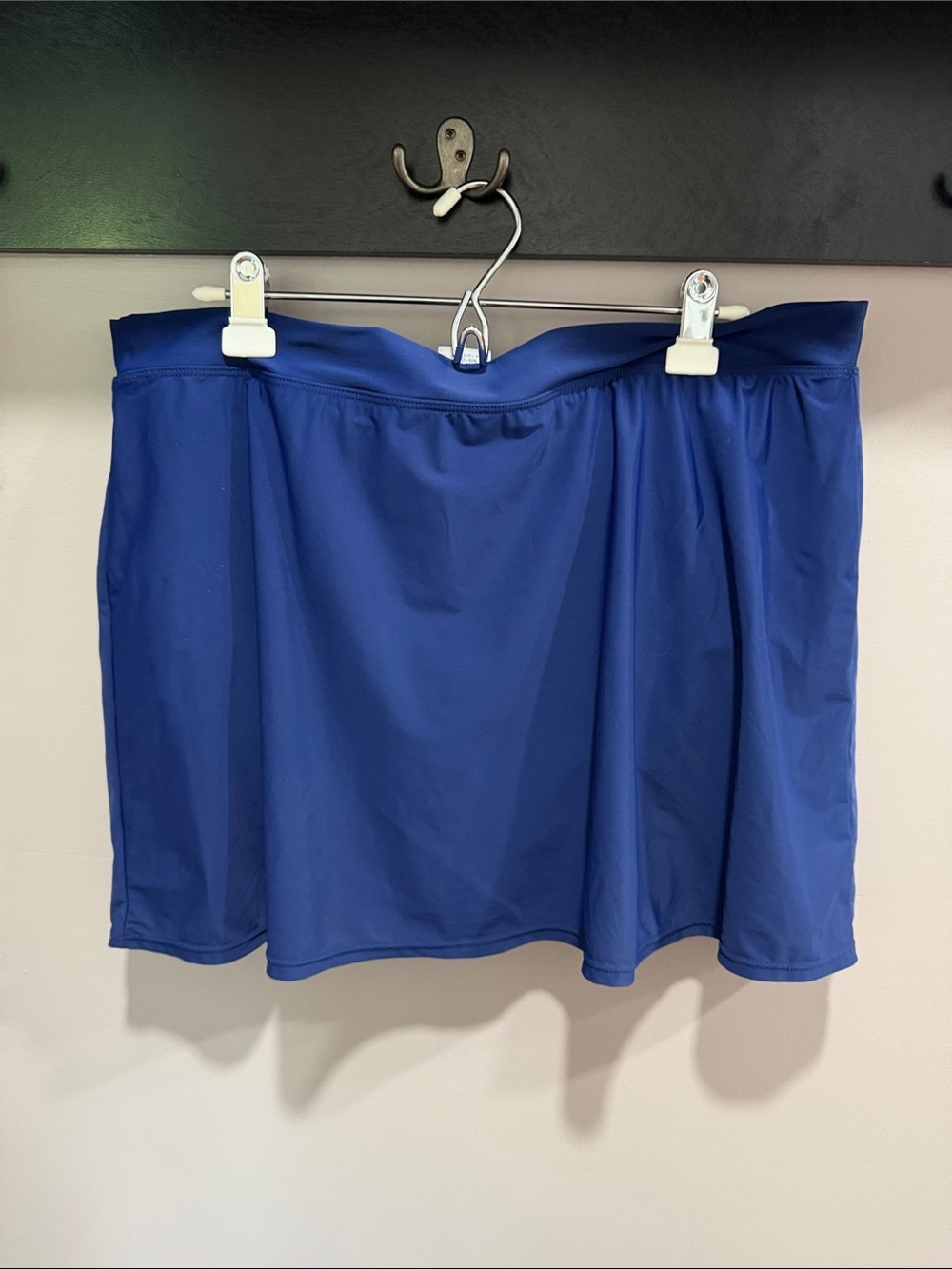 Lands' End Navy Blue Swim Skirt 18W